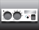 1996-1998 Jeep Grand Cherokee White Heater Control Overlay HVAC